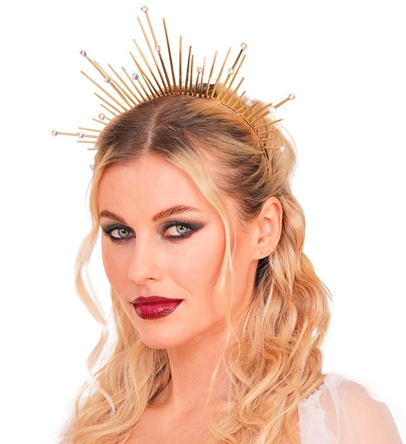 OPASKA NA GŁOWĘ AUREOLA ZŁOTA