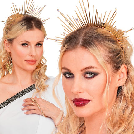 OPASKA NA GŁOWĘ AUREOLA ZŁOTA