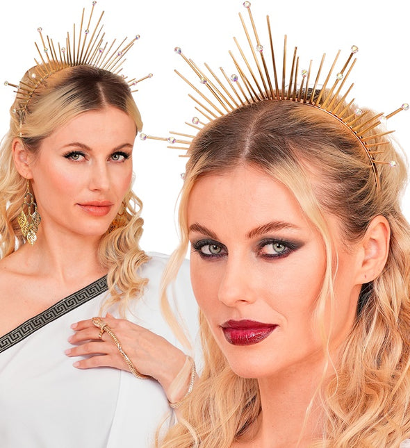 OPASKA NA GŁOWĘ AUREOLA ZŁOTA