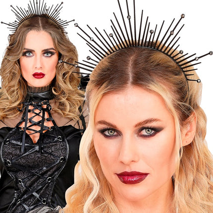 OPASKA NA GŁOWĘ HALO CZARNA