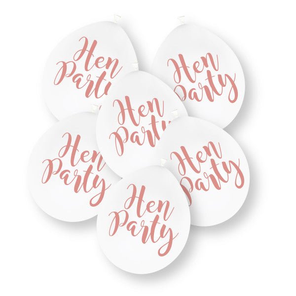 10ct Hen Party 23cm Latex Balloons van Unique koop je bij Partywinkel