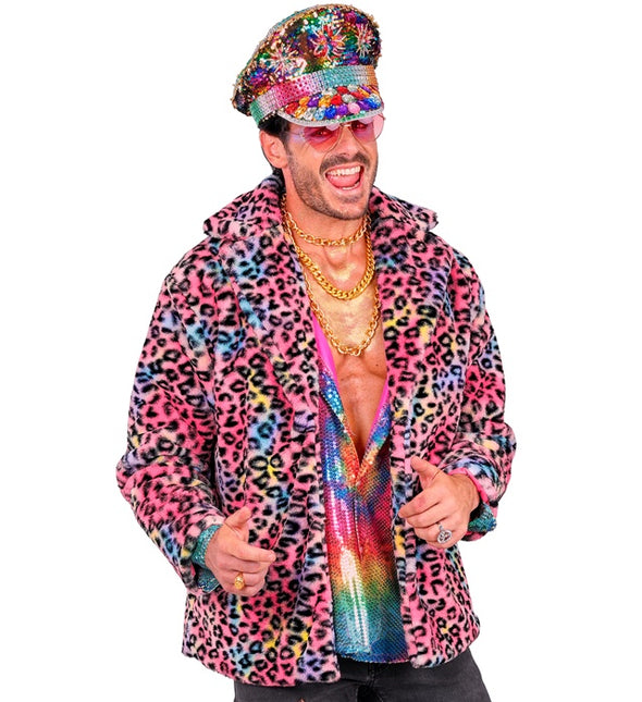 Futro Plush Multi Leopard