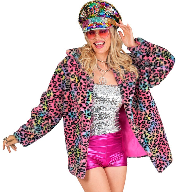 Futro Plush Multi Leopard