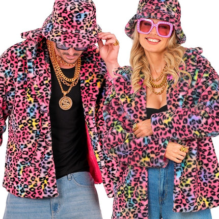 Futro Plush Multi Leopard