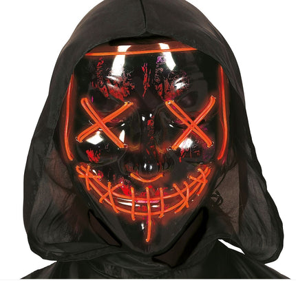 Światło maski na Halloween