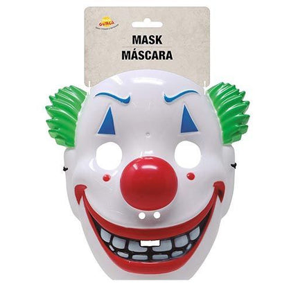 Halloweenowa maska uśmiechniętego klauna