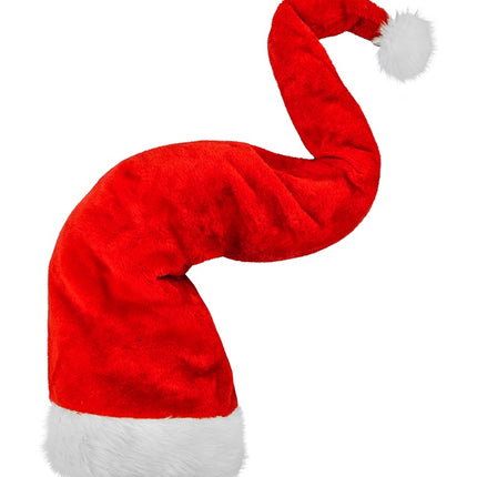 CZAPKA MIKOŁAJA PLUSZOWA BARDZO DŁUGA 125 CM