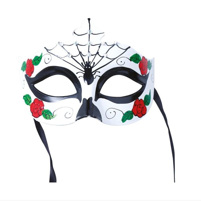 Halloweenowa maska na oczy Pająk