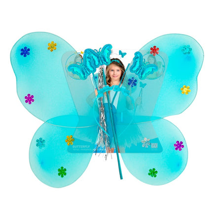 ZESTAW MOTYLI NIEBIESKI