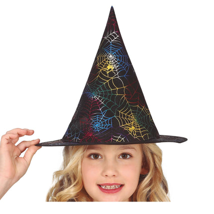 Halloweenowy kapelusz czarownicy Pająki Dziecko
