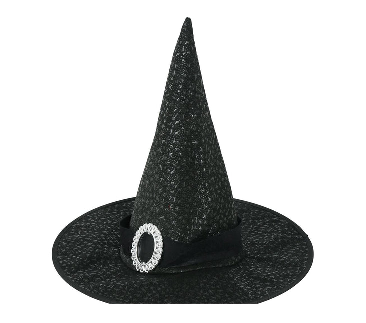 Kapelusz czarnej wiedźmy na Halloween