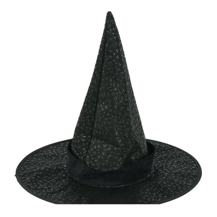 Kapelusz czarnej wiedźmy na Halloween