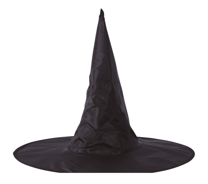 Kapelusz czarownicy na Halloween czarny 45 cm