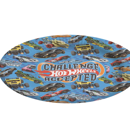 Hot Wheels – talerzyki 23 cm, 8 szt.