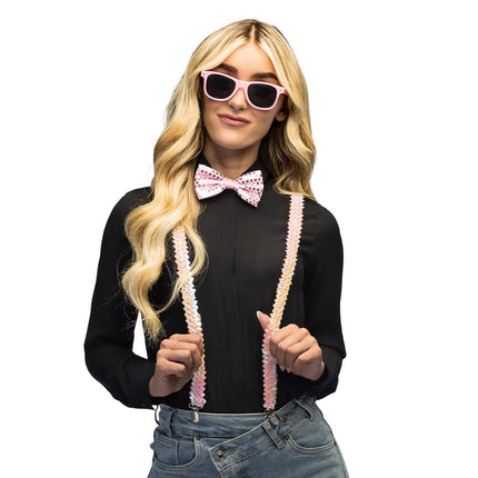 Zestaw cekinów jasnoróżowy