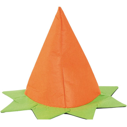 Halloweenowa czapka z dynią dla dziecka