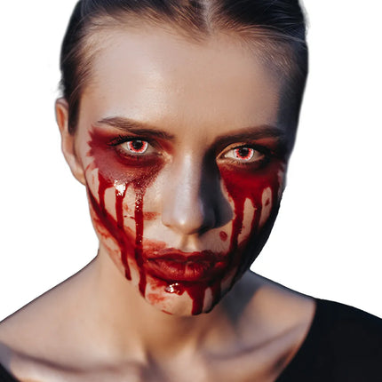 Para soczewek na 3 miesiące „Blood splatter”