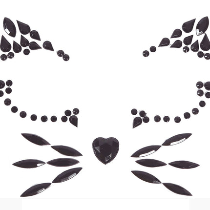Halloween Sticky Diamonds Cat