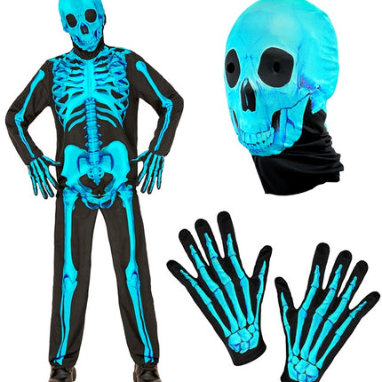 NEON SKELET KOSTUUM dziecko