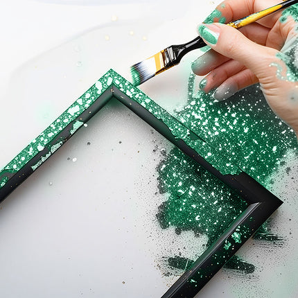 1 słoik biodegradowalnego brokatu lub 10 gr zielonego brokatu