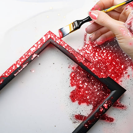 1 słoik biodegradowalnego brokatu lub 10 gr czerwonego brokatu