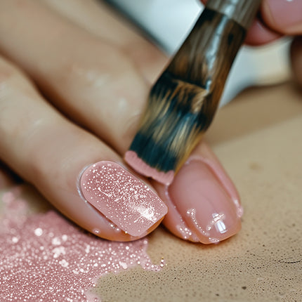 1 słoik biodegradowalnego brokatu lub 10 gr różowego brokatu