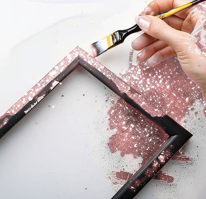 1 słoik biodegradowalnego brokatu lub 10 gr różowego brokatu