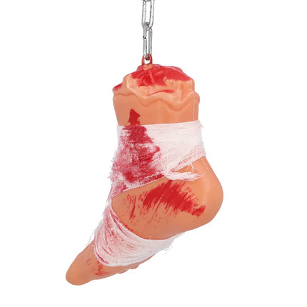 Halloween Nep Voet Aan Ketting 62cm