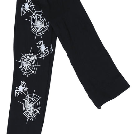 Dziecięce legginsy Spider's Web na Halloween