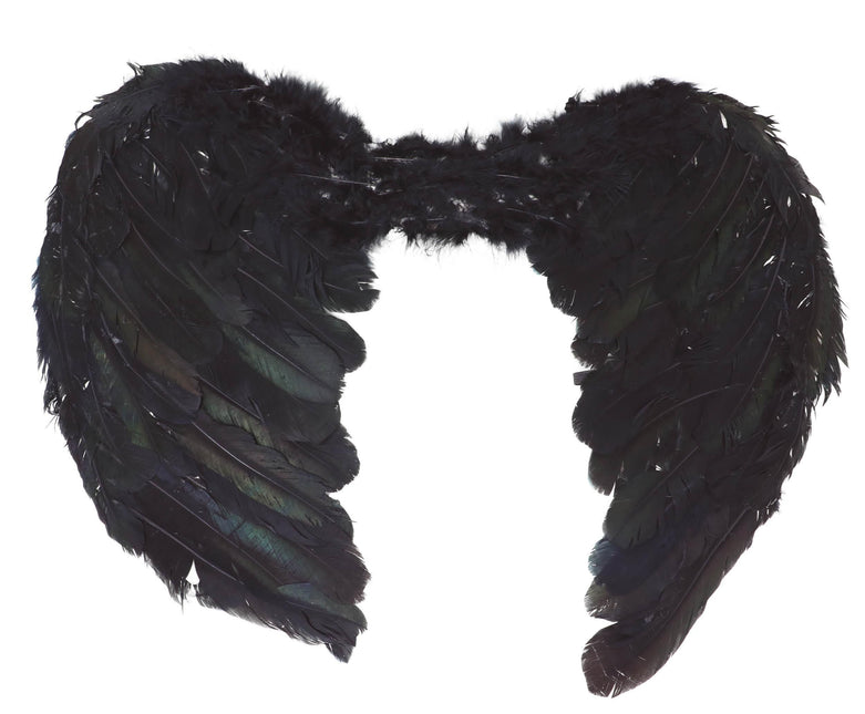 Skrzydła anioła czarne 60 cm