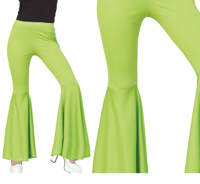Spodnie Disco 70S Zielone Damskie