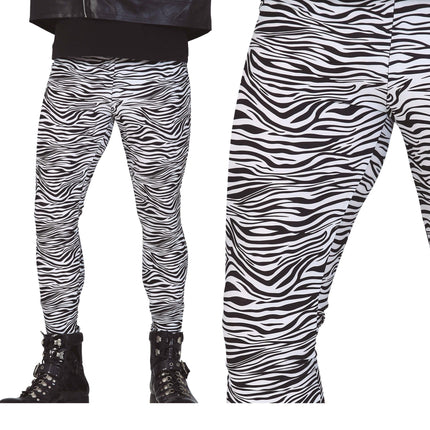 Legginsy damskie Zebra