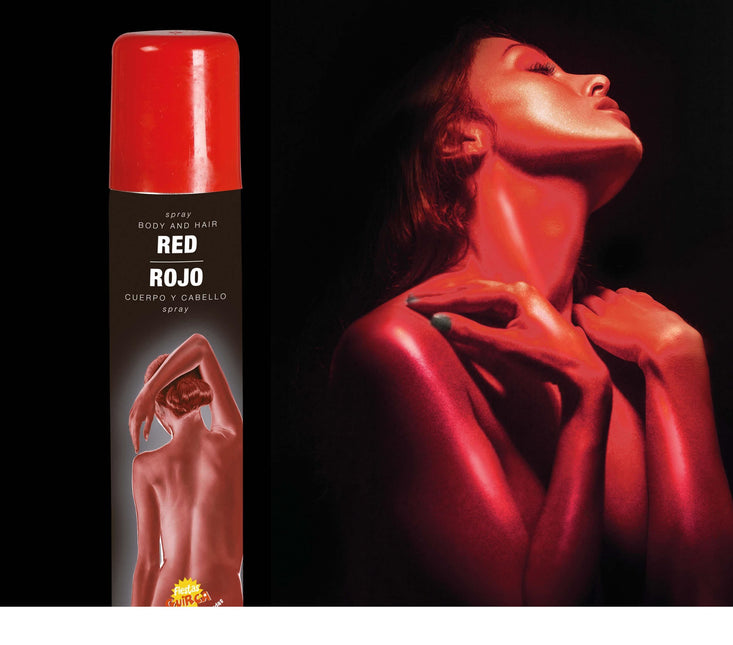Spray do włosów i ciała Czerwony 75ml