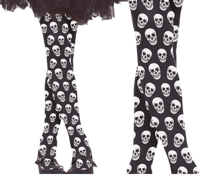 Halloweenowe legginsy Dziewczyna z Czaszką