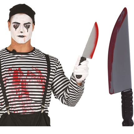 Krwawy nóż na Halloween 37 cm