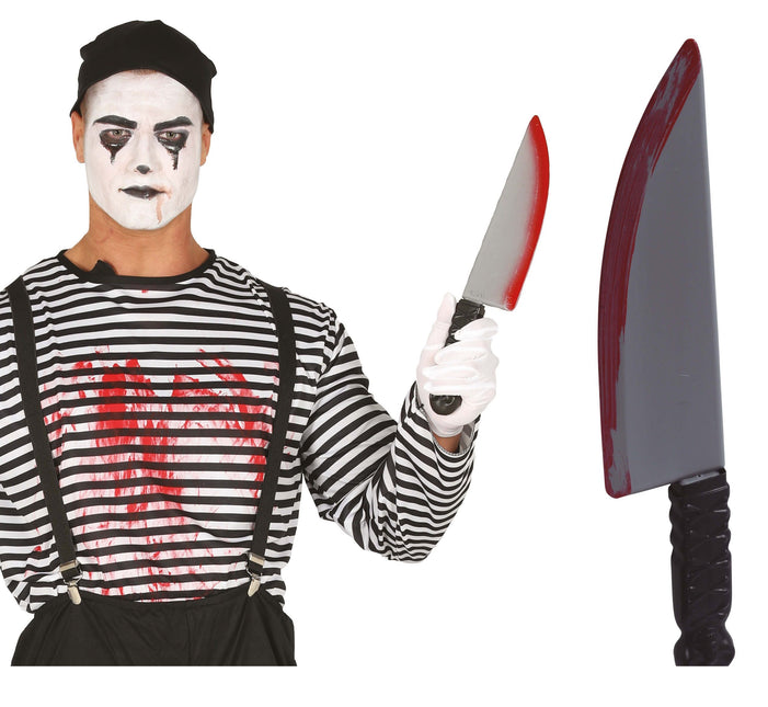 Krwawy nóż na Halloween 37 cm
