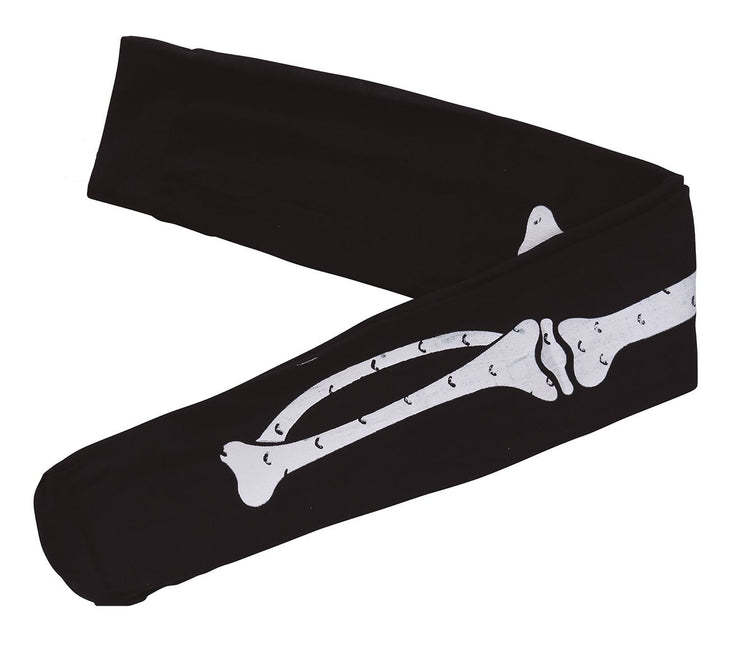 Dziecięce legginsy szkielet na Halloween