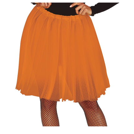 Pomarańczowe tutu damskie 60 cm