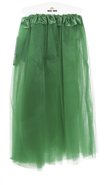 Ciemnozielona tutu damska 60 cm