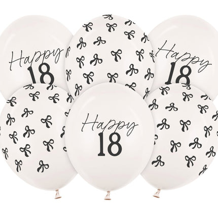 18 Jaar Ballonnen 30cm 50st van Partydeco koop je bij Partywinkel