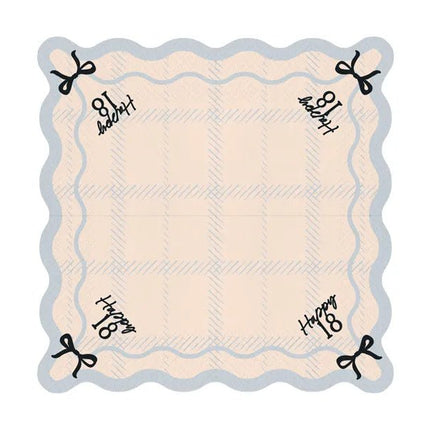 18 Jaar Servetten 33cm 12st van Partydeco koop je bij Partywinkel