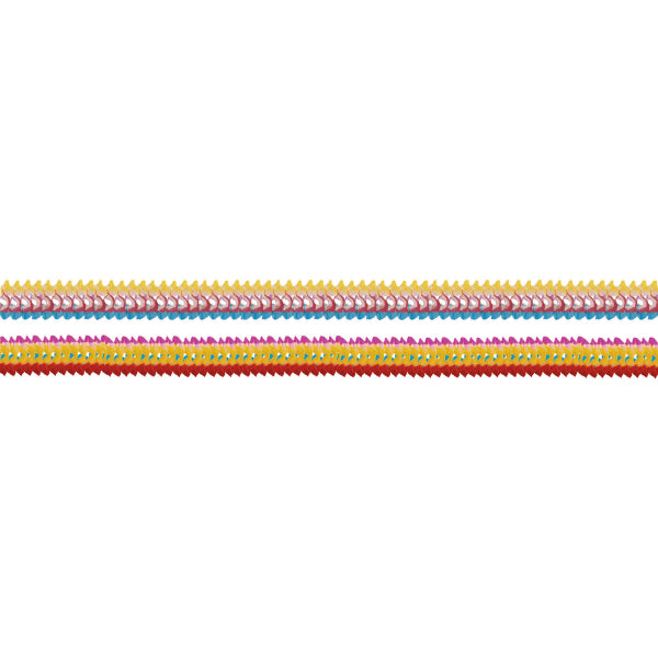 4 chusty papierowe wielokolorowe 8 x 200 cm