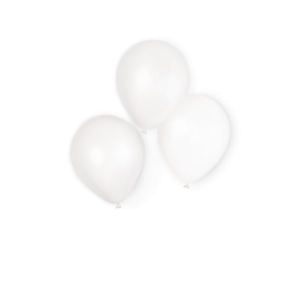 Balony białe 20,3 cm 10 szt