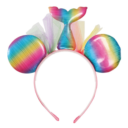 Wielokolorowa tiara syrenka