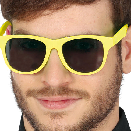 Okulary Neon Żółty