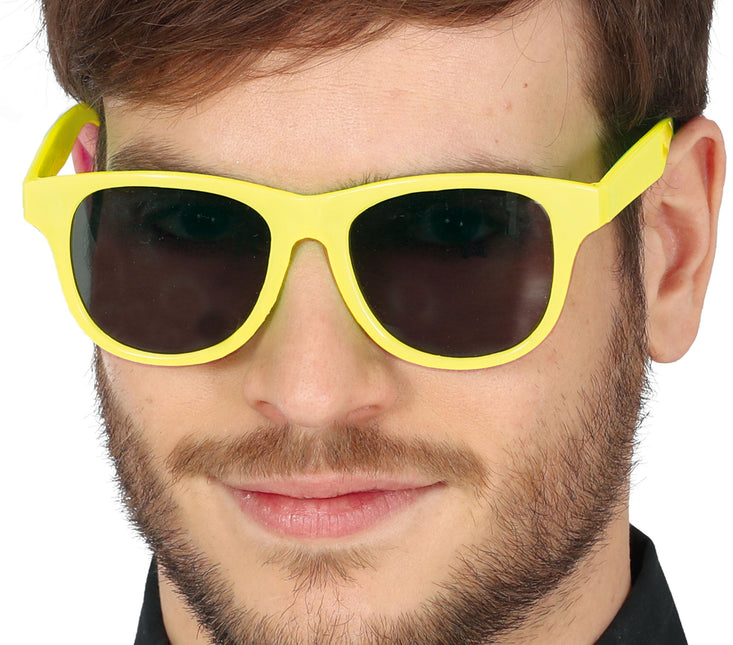Okulary Neon Żółty