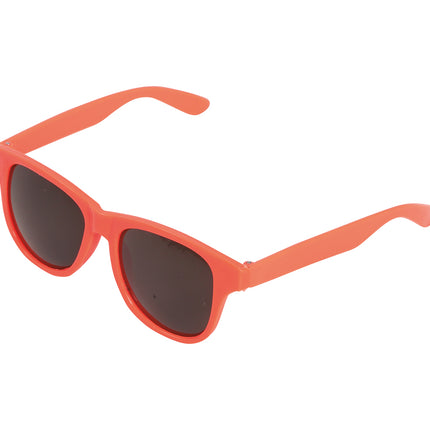Neonowe pomarańczowe okulary