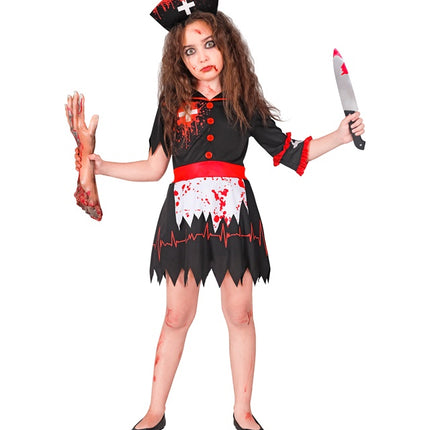 CZARNA PIELĘGNIARKA ZOMBIE