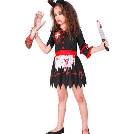 CZARNA PIELĘGNIARKA ZOMBIE