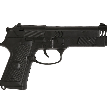Pistolet czarny 24 cm